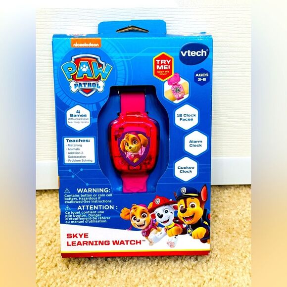 NIB VTech PAW Patrol Skye Learning Watch Kids Girls - Picture 1 of 7